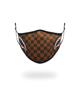 ADULT SHARKS IN PARIS (SIDE SHARK) FORM-FITTING FACE MASK