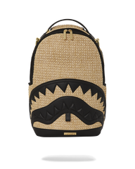 RAFFIA PALM BACKPACK