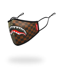 ADULT CHECKS & CAMO FORM FITTING FACE MASK