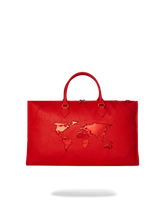 JAMES FIRST CLASS RUBY RED PYRAMID LARGE DUFFLE