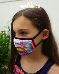 KIDS FORM FITTING MASK: RAINBOW BOUNCE
